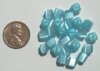 30 6mm Aqua Fiber Optic Cubes 